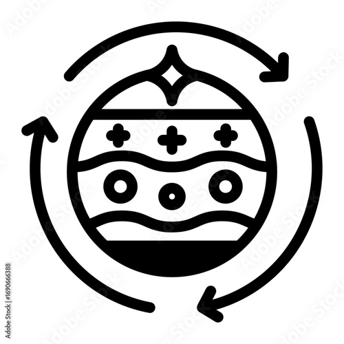 This Revitalizing icon is suitable for use in Skincare, Dermatology, and related fields.