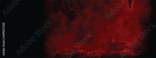 Dramatic red grunge background with gothic artistic intensity