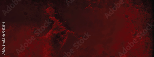 Burning fiery red abstract wall with dramatic artistic style