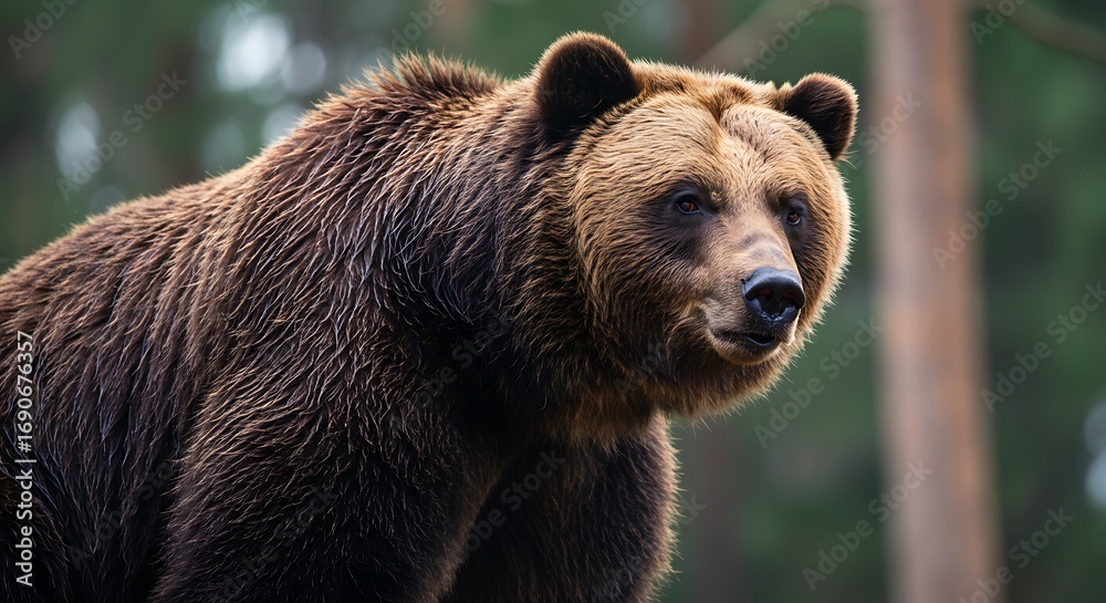 Fototapeta premium Forest Monarch's Gaze