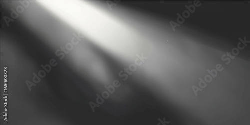 Metal stage wall backdrop with a spotlight on a brushed aluminum surface