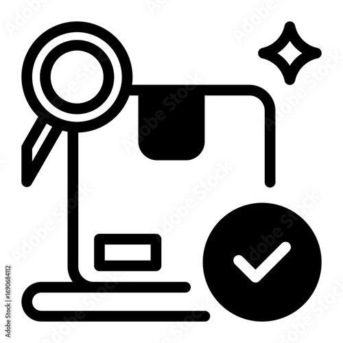 This Product Testing icon is suitable for Manufacturing, Distribution, and related fields.