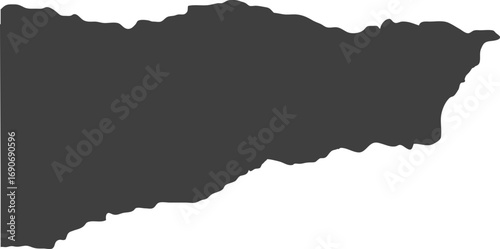 Ripped paper piece. Torn edges paper for scrapbooking and template design. Textured teared sheet for banner and collage.