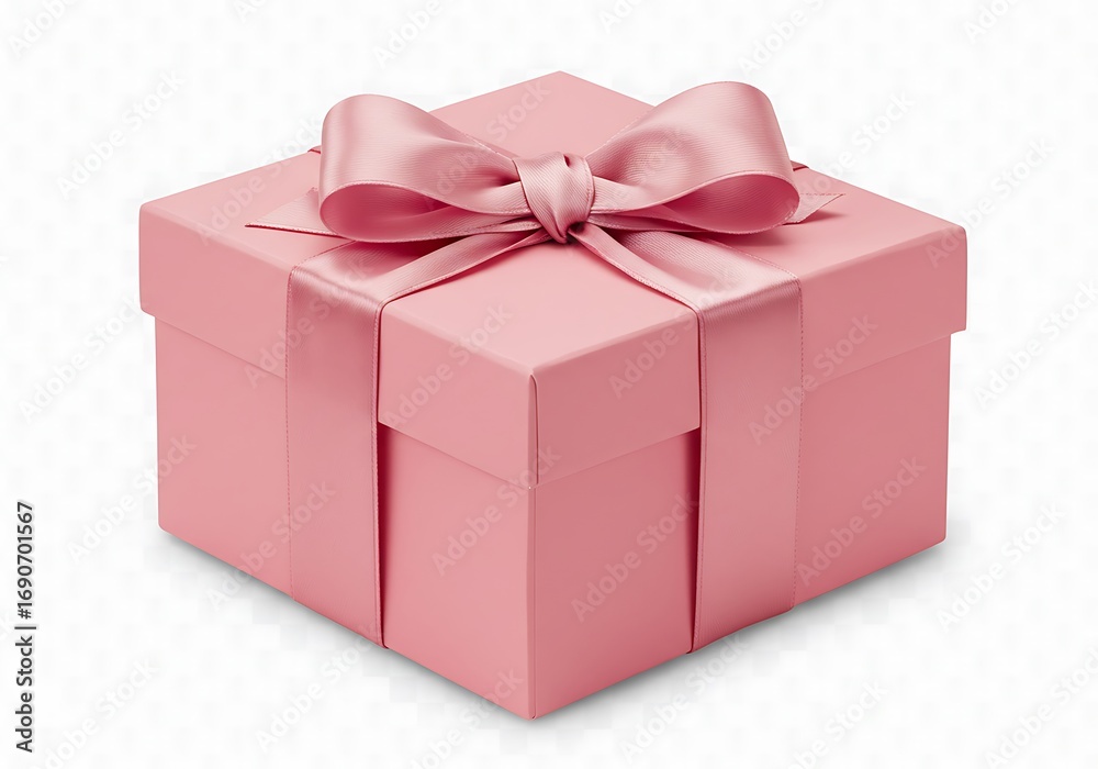 Obraz premium Pink Promise: A Gift Unveiled