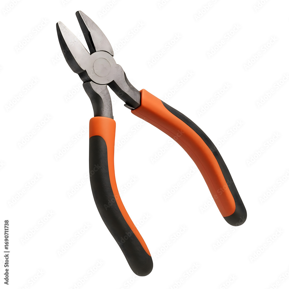 Cutting Pliers Isolated on White Background Cutting Pliers Isolated on White Background