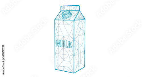 Image of a carton of milk or juice drink.