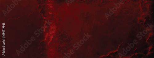 Dark mysterious red painted texture with smoky cloud-like depth