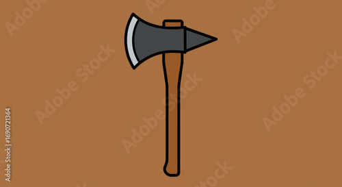 Simple Illustration of an Axe.