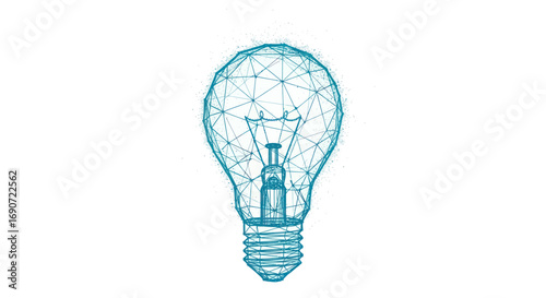 Innovative Lightbulb Concept Creative Idea Modern Design Technological Advancement Illuminating Solution.