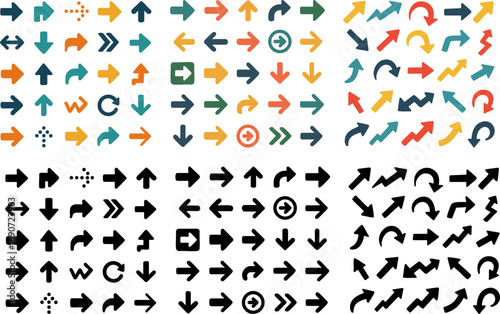 Modern, versatile arrows for web, apps, presentations.