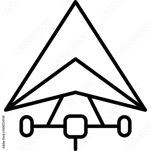 Hang Gliding Icon