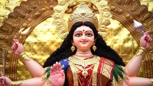 Goddess Durga in navratri festival, Navratri is biggest religious festival of Hinduism