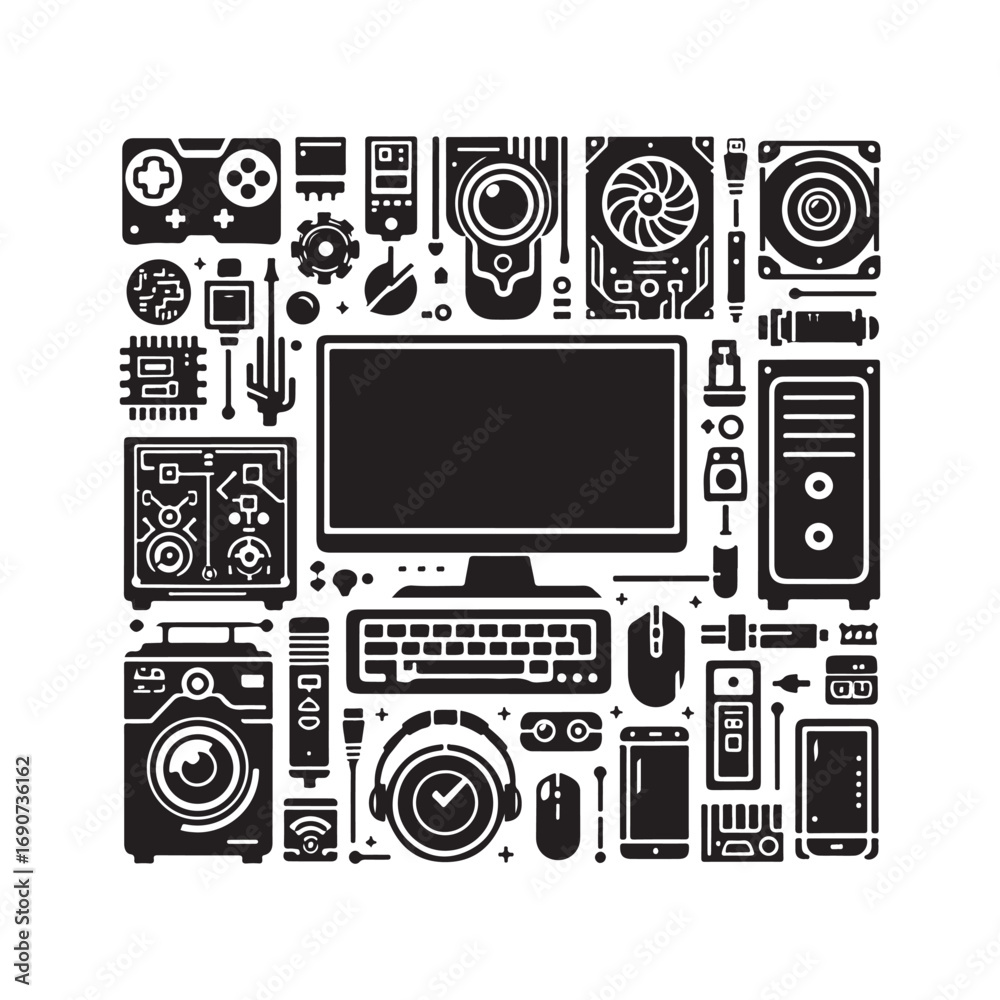 Obraz premium Computer Vector (2).eps