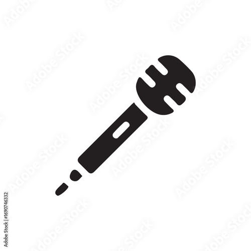 black plastic kitchen utensils