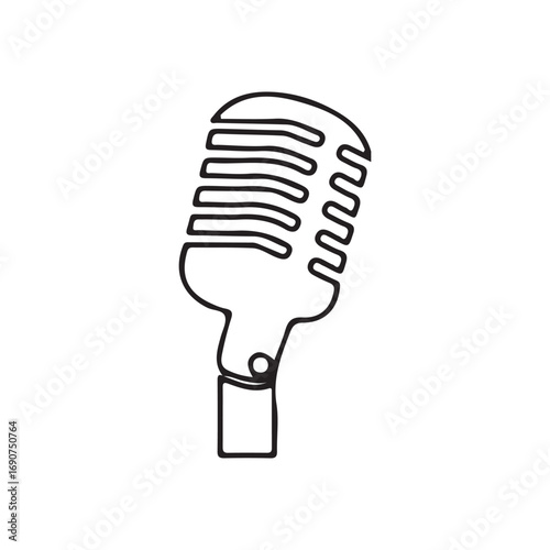 hand holding microphone