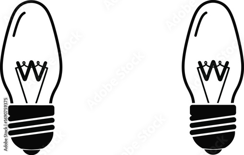 Two abstract glowing orb shapes with subtle textures subtle illuminations vector