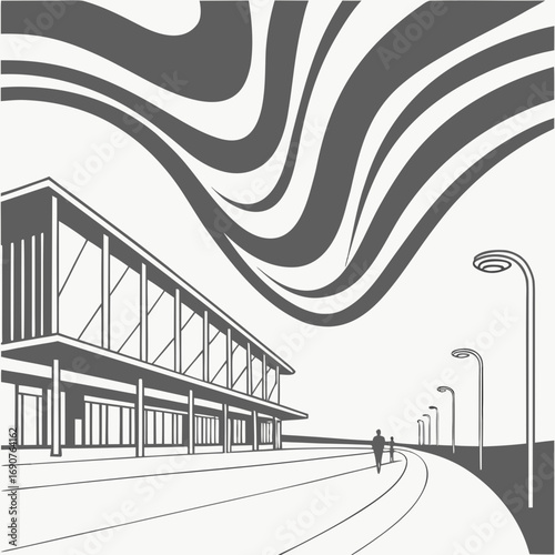 abstract city background