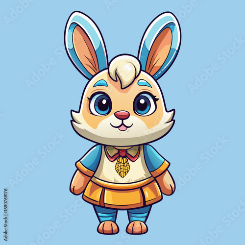 easter bunny with egg