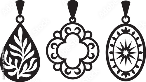 Bee & Heart Filigree Earring SVG Bundle 