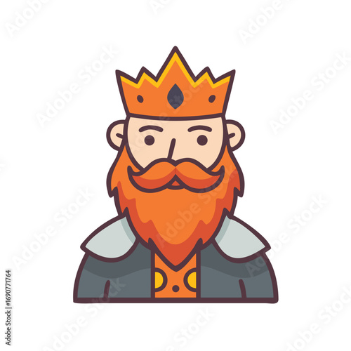 king vector icon