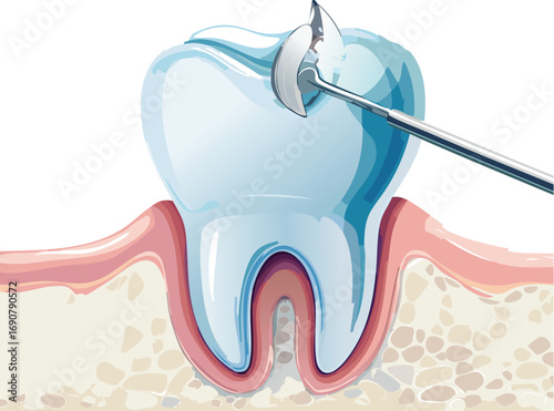 Tooth cavity repair metaphor fostering innovation in health education for kids
Dental illustration inspiring lessons on self-care and preventive health practices