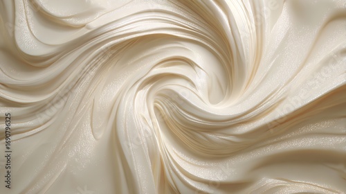 Wallpaper Mural Creamy Swirl Texture: Elegant Background for Design Torontodigital.ca