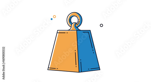 A heavy weight for measuring mass and scientific experiments with physics concepts and tools for research