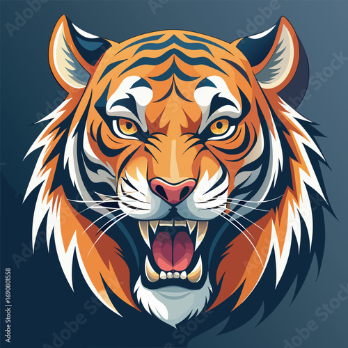 Roaring Tiger Head