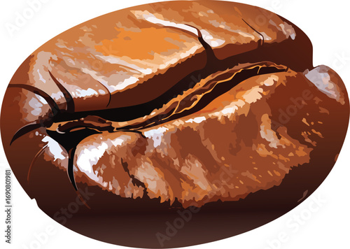 Coffee bean groove as a symbol of depth and complexity in educational storytelling
Roasted bean promoting youth engagement in sustainable food and drink industries