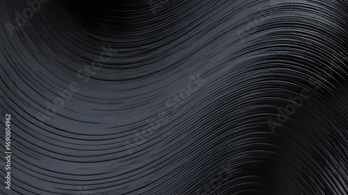 Charcoal Black Frosted Grain Background – Minimal Dark Noise Texture