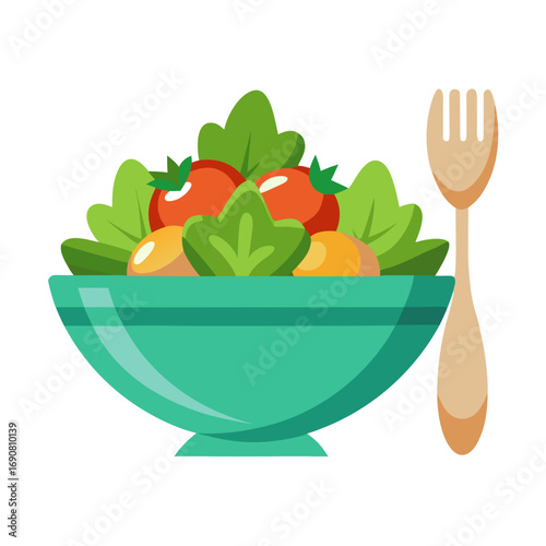 vegetable salad in a bowl
