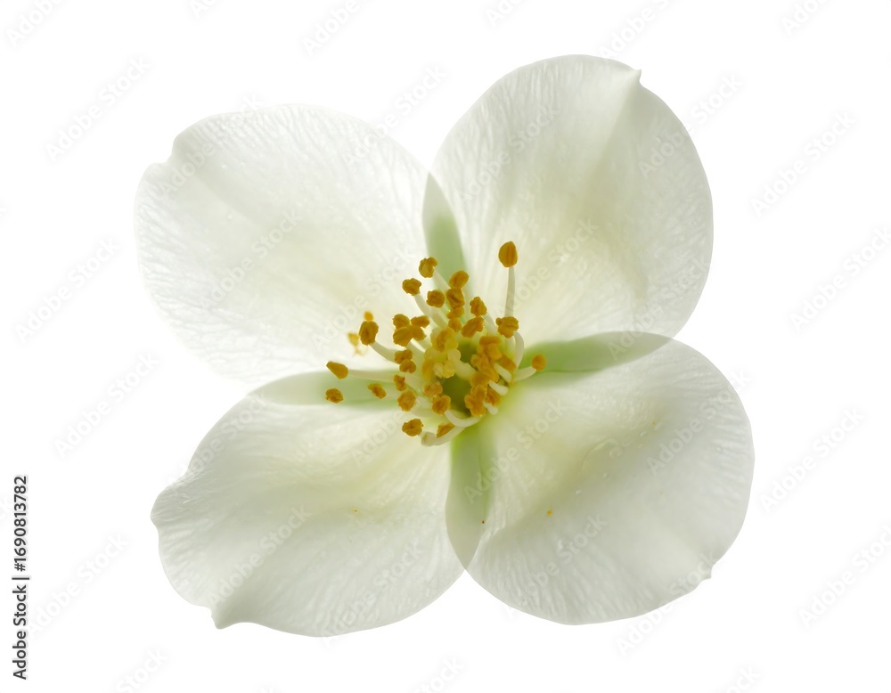Fototapeta premium Close-up of a pristine white flower (2)