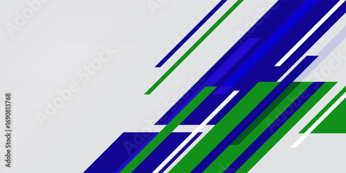 Modern blue and white geometric diagonal background. Vector geometric illustration. eps 10