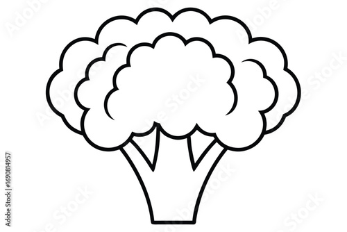 broccoli vector icon