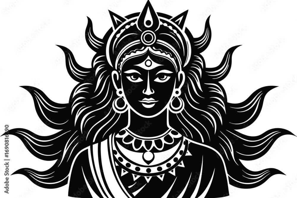 Obraz premium durga special vector