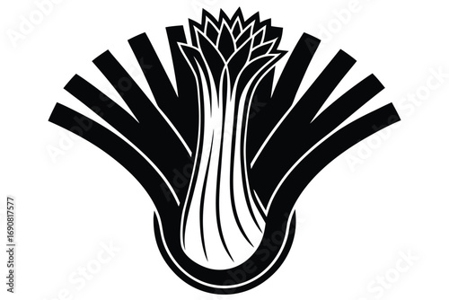 leek vector icon