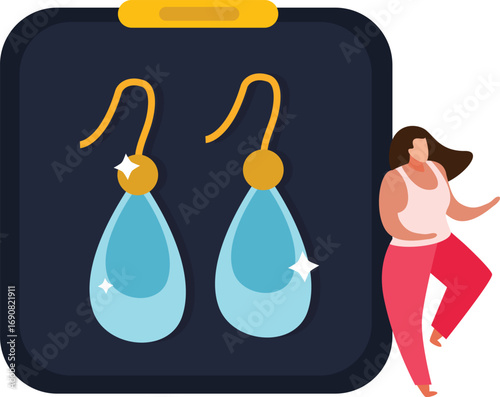 vector illustration of jewelry
