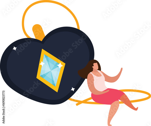 vector illustration of jewelry
