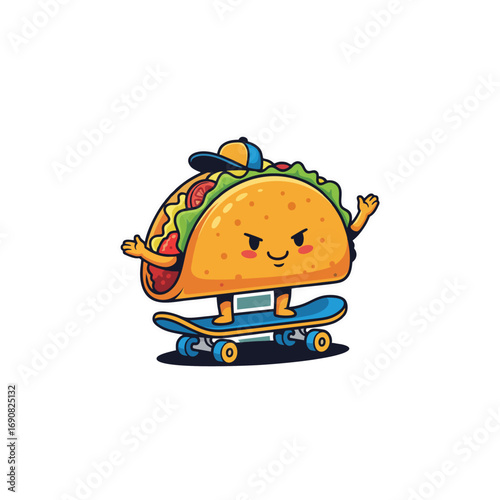 turkish kebab mascot food icon logo