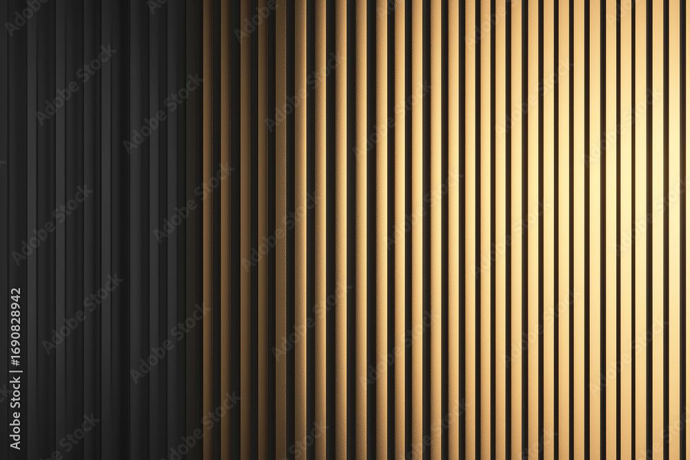Fototapeta premium Abstract pattern of striped lines contrasting light and shadow in modern design