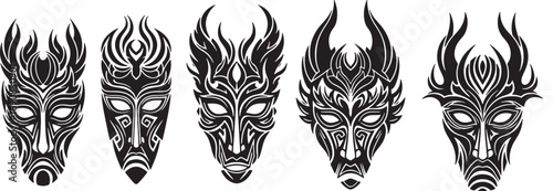 Tribal Masks A Collection of Intricate Designs for Cultural and Decorative Purposes