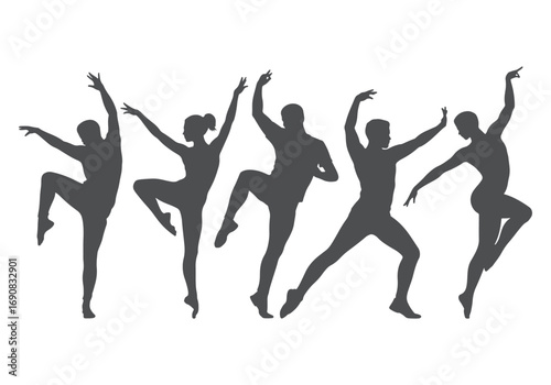 Dancing Figure Silhouette, silhouette, vector, people, woman, dance, dancing, athlete, action, silhouettes, dancer.