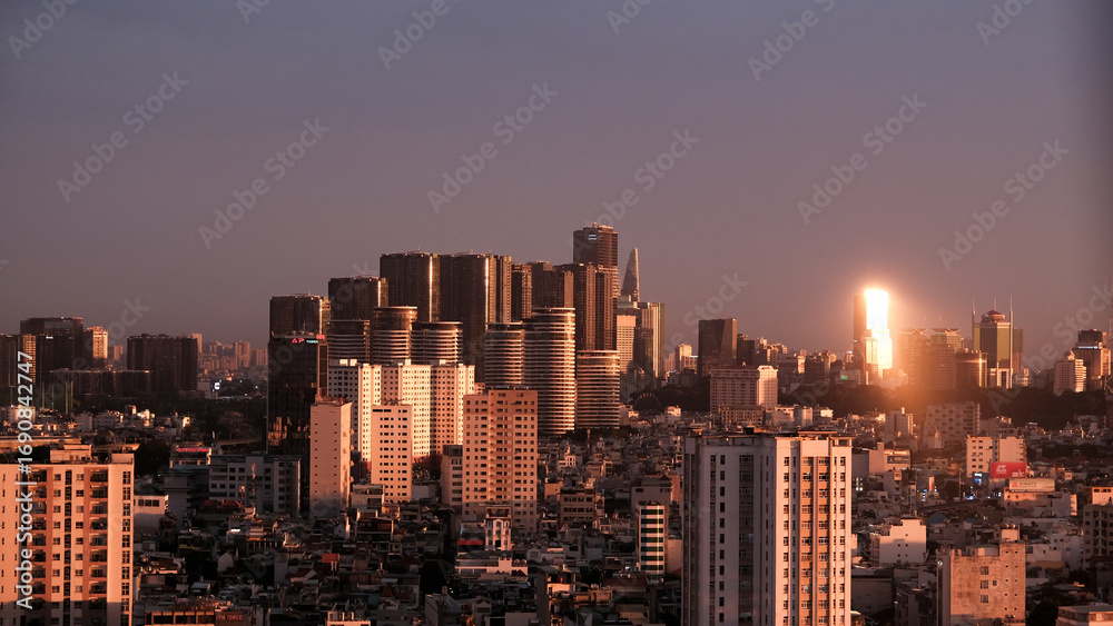 Obraz premium city garden