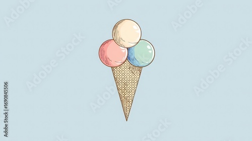 Minimalist Ice Graphic Design