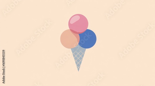 Minimalist Ice Graphic Design