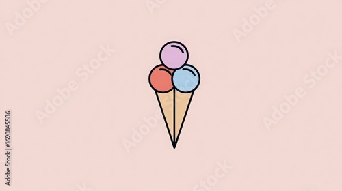 Minimalist Ice Graphic Design