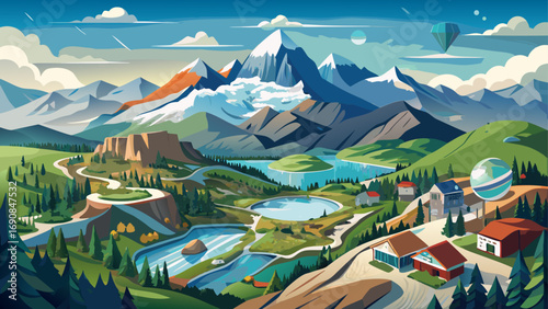 Gran Paradiso Biosphere Reserve, Italy – Alpine landscapes with glaciers, valleys, and protected biodiversity, showcasing Europe’s mountain ecosystems within sustainable management frameworks.