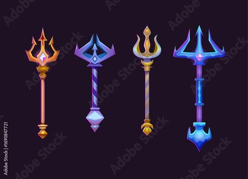 vector set of burning candles
