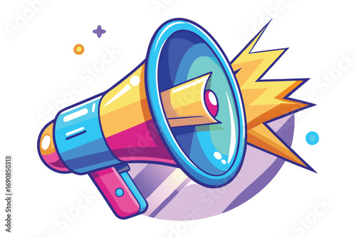 megaphone and loudspeaker