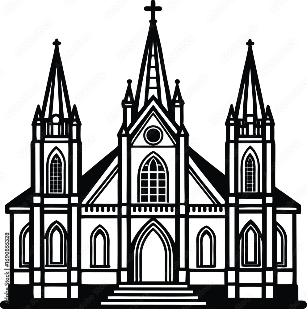 Fototapeta premium Abstract geometric pattern with subtle gradient textures and modern design elements transparent background